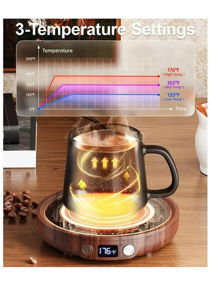 Coffee Mug Warmer – Smart Cup Heater with 3 Heat Settings